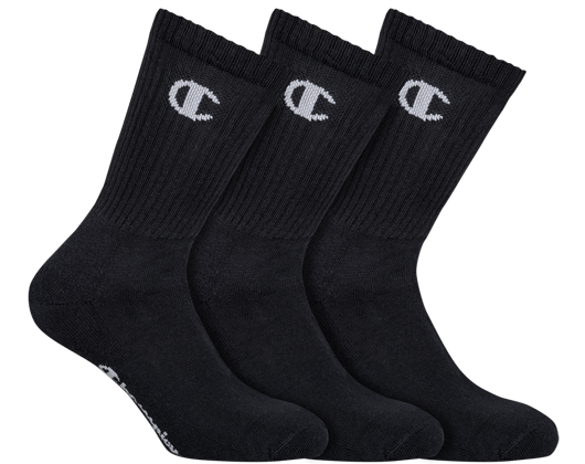 Champion 3P CREW SOCKS LEGACY Black