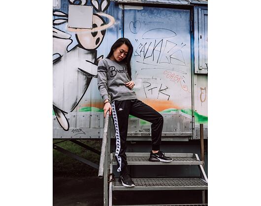 Kappa Banda Wrastoria Slim A93 Black Womens Sweatpants
