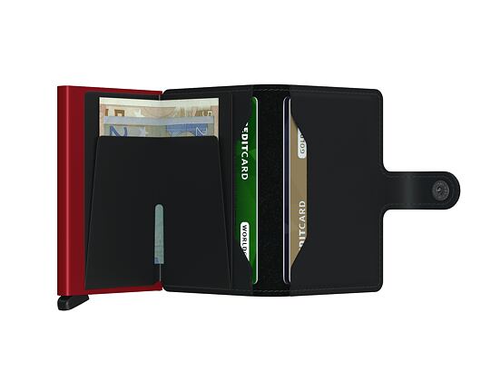 Secrid Miniwallet Matte Black & Red