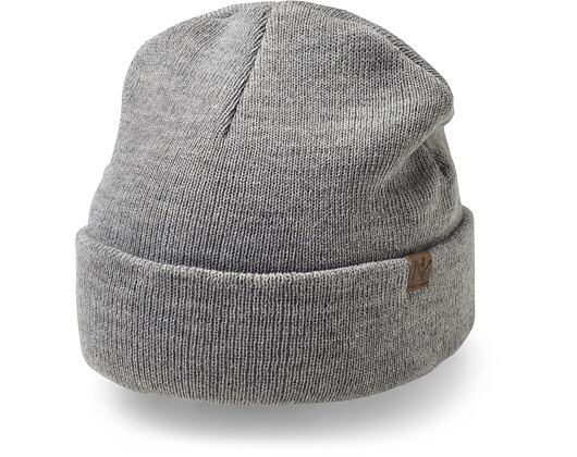 STATEWEAR Morris Hipster Beanie Light Grey Melange
