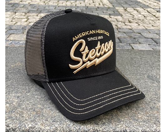 Stetson Trucker Cap American Heritage Classic Black 7751171