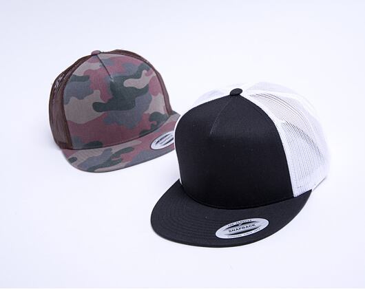 Yupoong Classic Trucker 2-Tone Black/White 6006T Cap