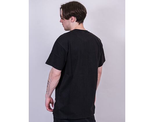 Mitchell & Ness San Antonio Spurs Centre Circle SSTEINTL930 Washed Black T-Shirt