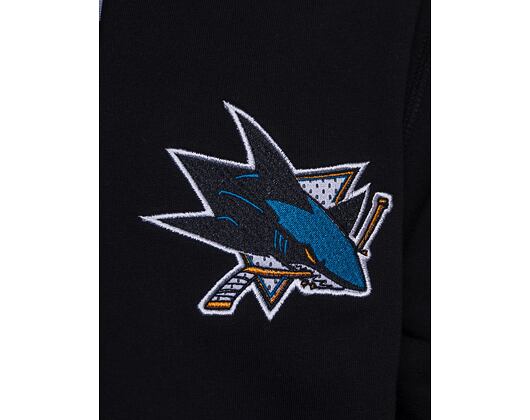 '47 Brand NHL San Jose Sharks Back Check Morris Full Zip Hood Jet Black Hoody
