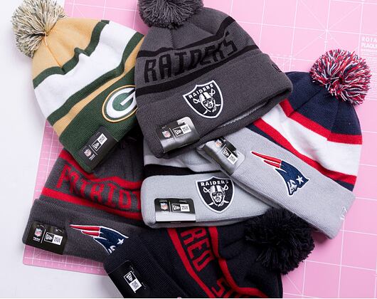 New Era NBA Jake Cuff Knit Chicago Bulls Grey Winter Beanie