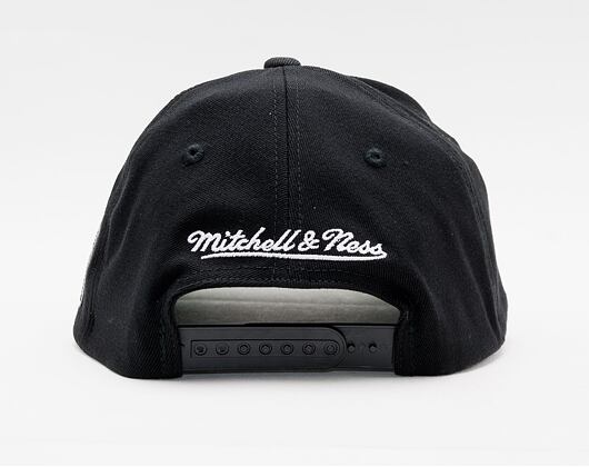 Mitchell & Ness Branded Comfy Core Stretch Snapback Black Cap