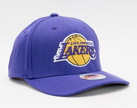 Mitchell & Ness Team Ground 2.0 Stretch Snapback Los Angeles Lakers Purple Cap