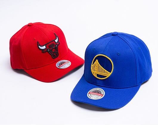 Mitchell & Ness Team Ground 2.0 Stretch Snapback Golden State Warriors Blue Cap