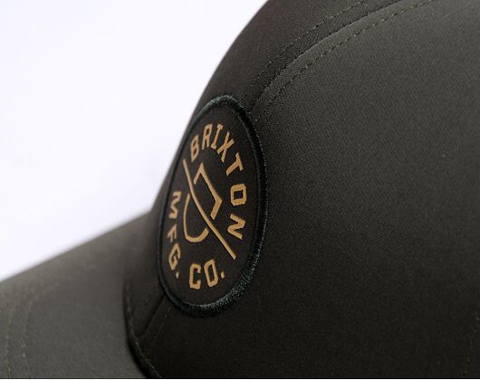 Brixton Crest X Mp Snapback Military Olive Cap