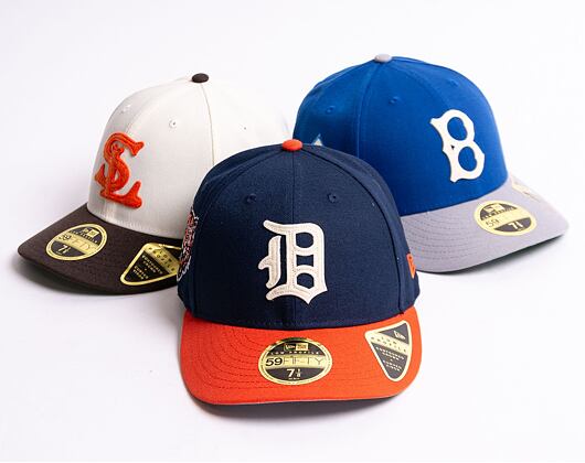 New Era 59FIFTY Low Profile MLB Cooperstown Detroit Tigers Fitted Oceanside Blue Cap