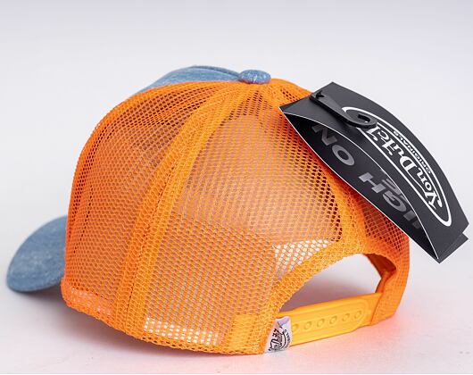 Von Dutch Russel Trucker Denim Blue/Orange Cap