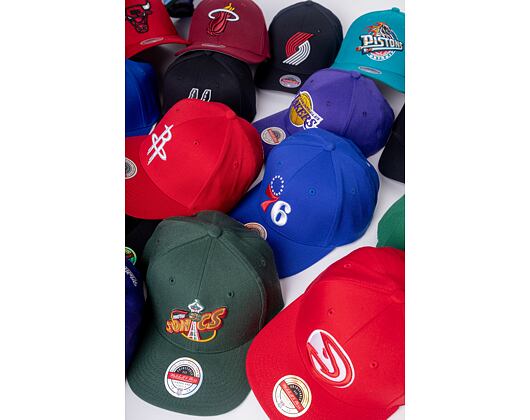 Mitchell & Ness Team Ground 2.0 Stretch Snapback Philadelphia 76ers Blue Cap