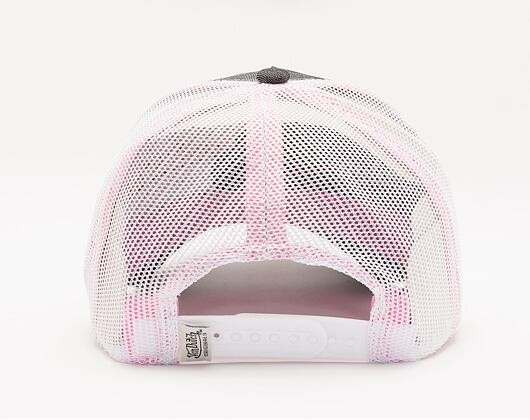Von Dutch Cary Trucker Satin Lt.Pink/Brown Cap