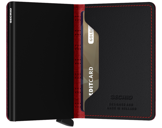 Secrid Fuel Black-Red Wallet