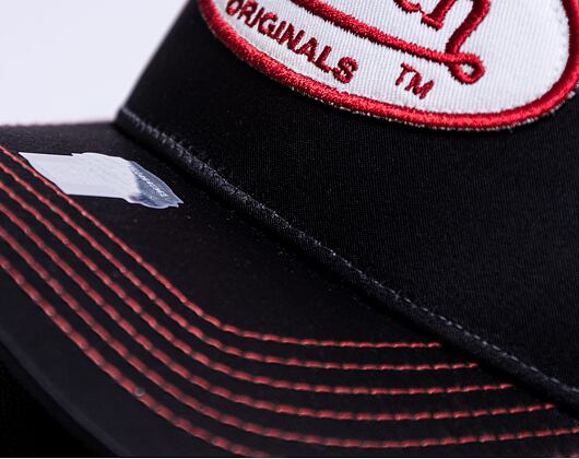 Von Dutch Cary Trucker Satin Black/White Cap