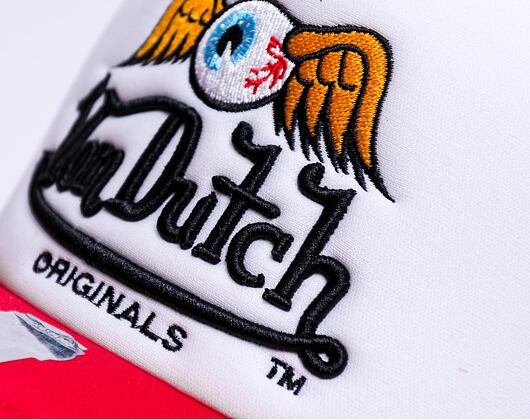 Von Dutch Baker Trucker Foam White/Red Cap