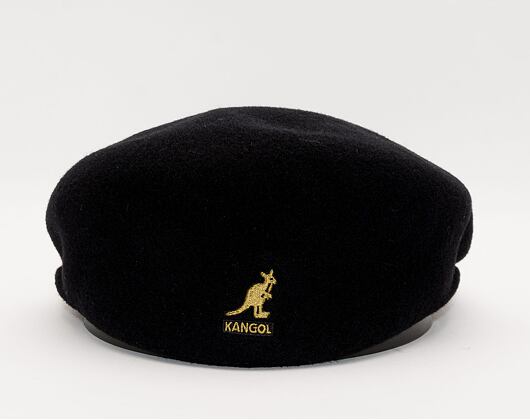 Kangol 504 Kangol Cap Black/Gold Flat Cap