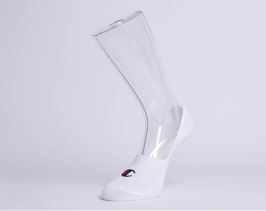 Champion 2pk Footie Socks WHT/WHT