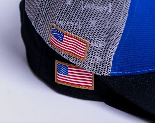 Capslab NASA A-Frame Trucker CL/NASA/1/NAS3 Royal Blue / Grey / Black Cap