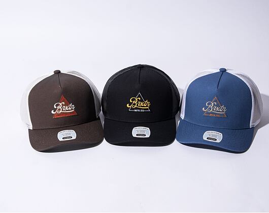Kšiltovka Brixton Earlston X C MP Trucker Hat Dark Earth / Off White