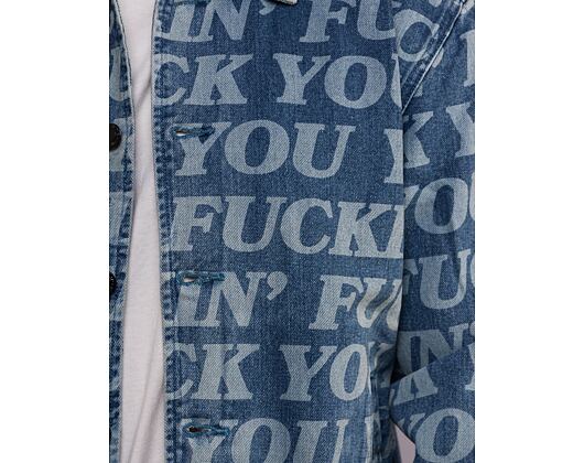 Bunda RIP N DIP Fuckin Fuck Denim Jacket Medium Wash