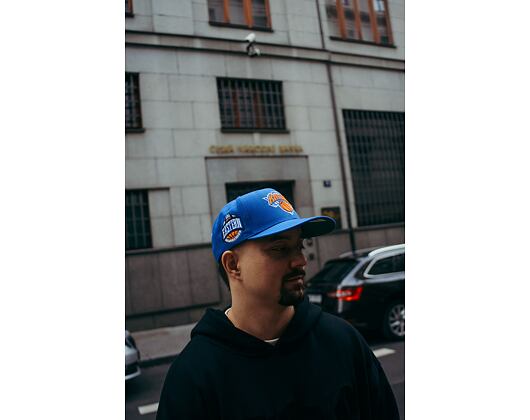Kšiltovka Mitchell & Ness NBA Conference Patch Snapback New York Knicks Blue