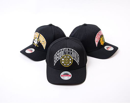 Kšiltovka Mitchell & Ness NHL Letterman Type Classic Red Bruins