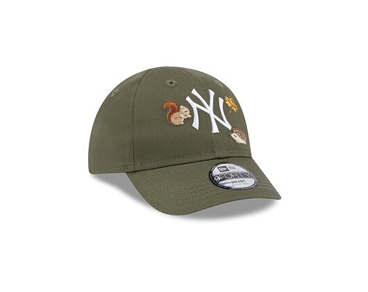 Dětská Kšiltovka New Era 9FORTY Kids MLB Outdoor New York Yankees New Olive / White