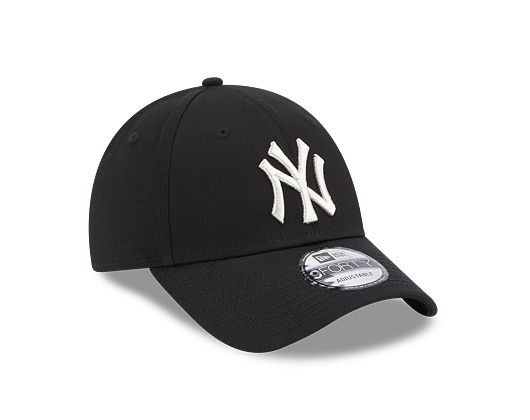 Dámská Kšiltovka New Era - MLB Metallic 9FORTY - NY Yankees - Black / Silver