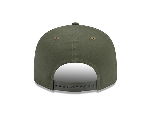 Kšiltovka New Era 9FIFTY MLB Side Patch Los Angeles Dodgers New Olive / Mellow Yellow