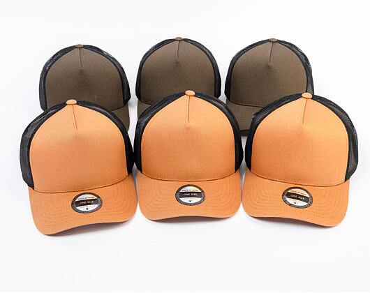 State of WOW UPFRONT Reed Trucker Cap Camel/Black