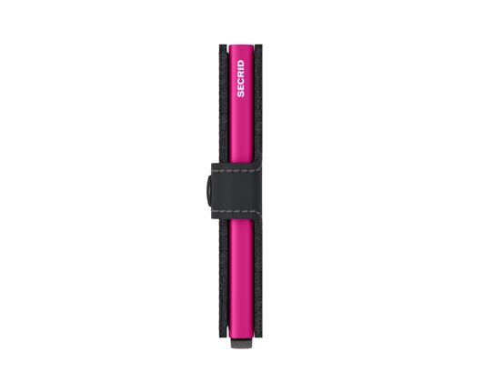 Peněženka Secrid Miniwallet Matte Black & Fuchsia