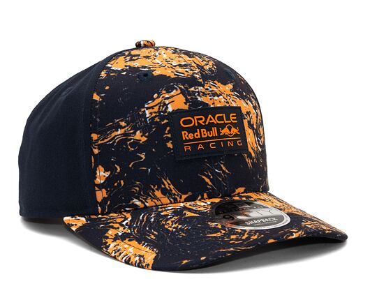 Kšiltovka New Era 9FIFTY All-Over-Print Pre-Curved Red Bull F1 Lava Camo