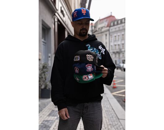Kšiltovka New Era 59FIFTY MLB Coops All Over Print Baltimore Orioles Cooperstown Team Color