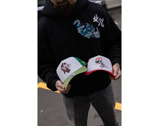 Kšiltovka New Era 9FORTY A-Frame Trucker Character Looney Tunes Daffy Duck Scarlet