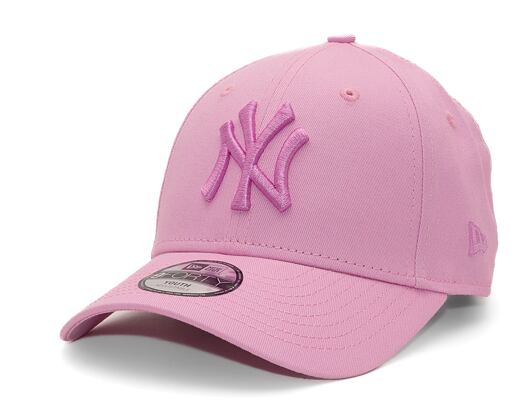 Dětská kšiltovka New Era 9FORTY Kids MLB League Essential New York Yankees Fondant Pink / Fondant Pi