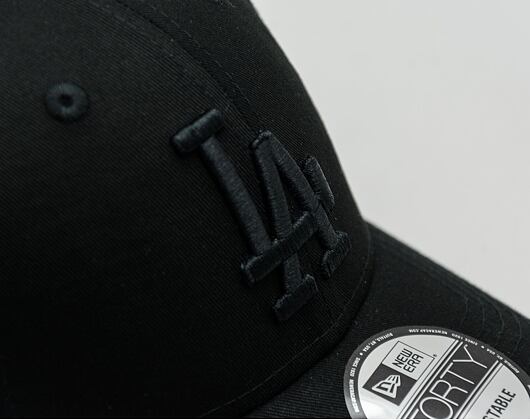 New Era 9FORTY Los Angeles Dodgers League Essential 2 Black/Black Cap