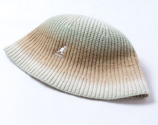 Klobouk Kangol - Stripe Knit Bucket - Tan Multi