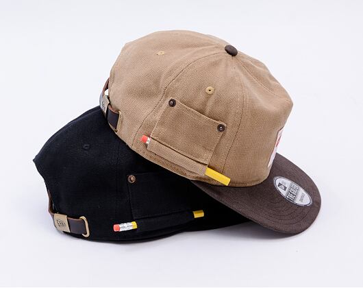 Kšiltovka New Era - Image Drop - Work Cap GOLFER - Tan Brown / Walnut