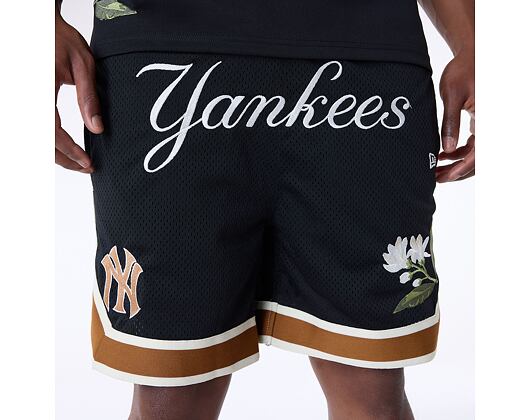Kraťasy New Era - MLB Floral Mesh - NY Yankees - Black