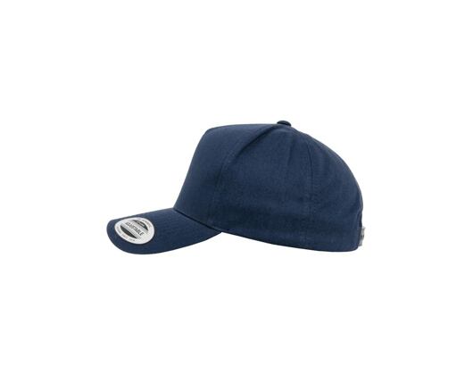 Kšiltovka Yupoong 5-Panel Curved Classic Snapback navy