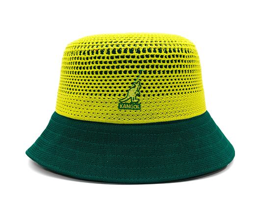 Klobouk Kangol - Double Mesh Lahinch - Sulphur/Masters Green