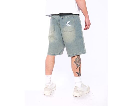 Kraťasy Karl Kani OG Denim Baggy Jorts bleached blue