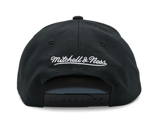 Kšiltovka Mitchell & Ness - Boston Bruins - Evergreen Black White Snapback Vntg - Black