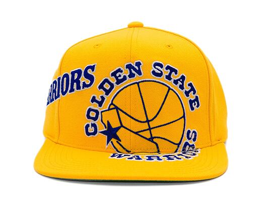 Kšiltovka Mitchell & Ness - Golden State Warriors - Big Time Snapback Hwc - Yellow