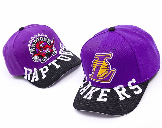 Kšiltovka Mitchell & Ness - Los Angeles Lakers - Underarch Pro Snapback - Purple