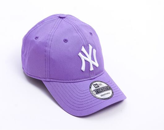 Kšiltovka New Era - MLB League Essential 9TWENTY - NY Yankees - Mauve / White