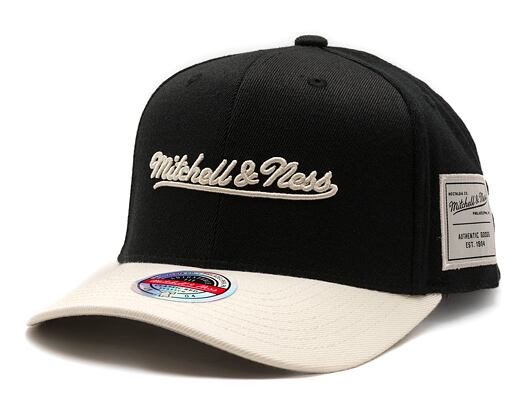 Kšiltovka Mitchell & Ness - Branded - Comfy Core Stretch Snapback - Black-Cream