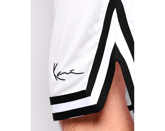Kraťasy Karl Kani - Signature Mesh Shorts - White/Black
