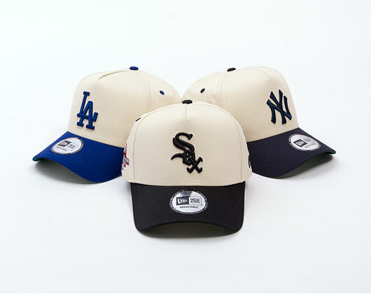 Kšiltovka New Era - MLB All Star Game Patch 9FORTY A-Frame - Chicago White Sox - Cream / Team Color